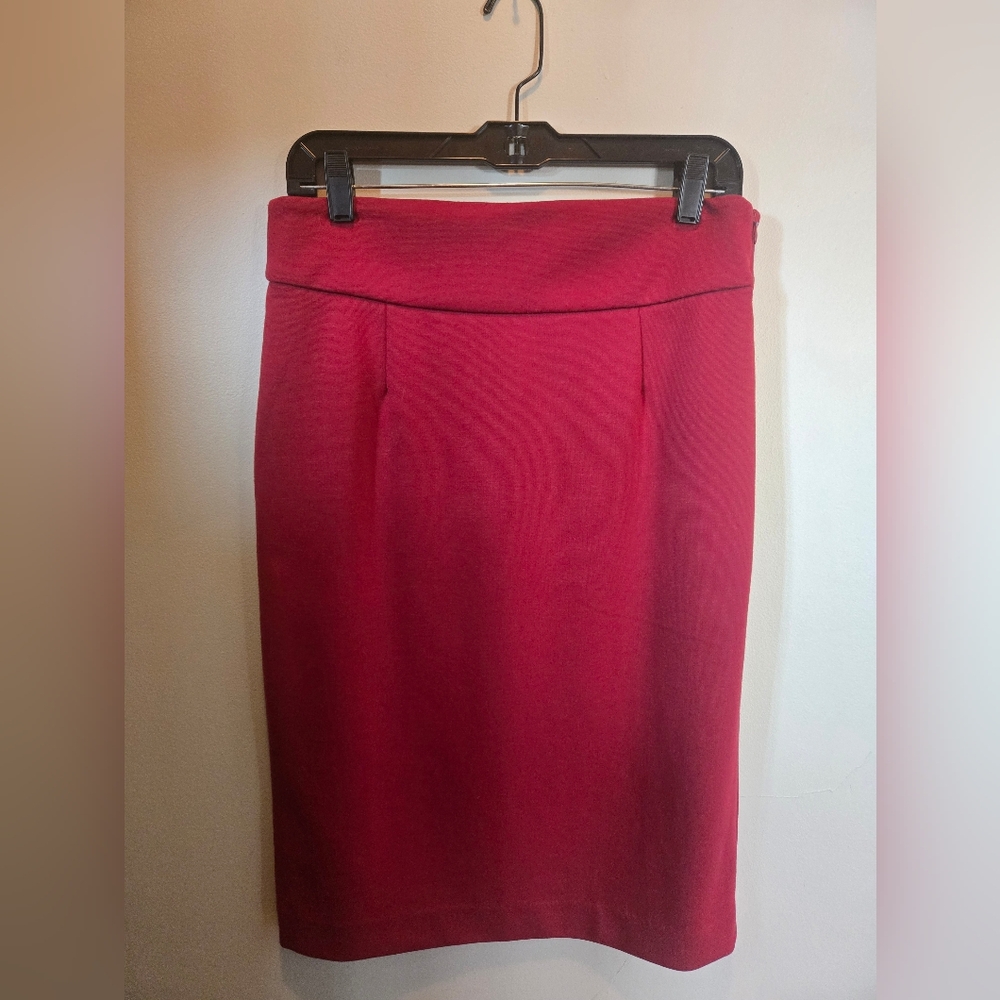 Grace Red Pencil Skirt